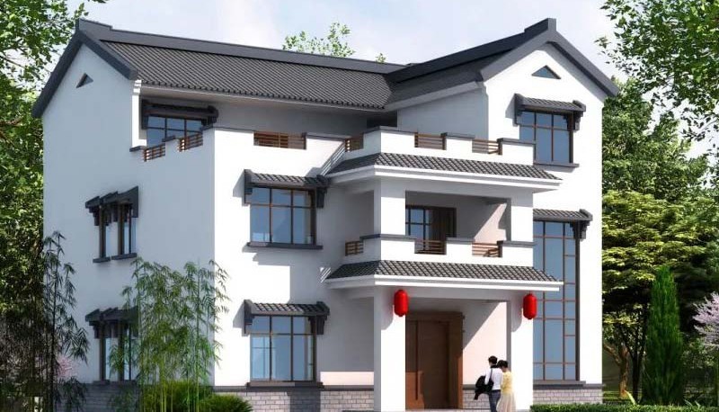 温州新中式三层别墅设计，公共空间宽敞更显大气